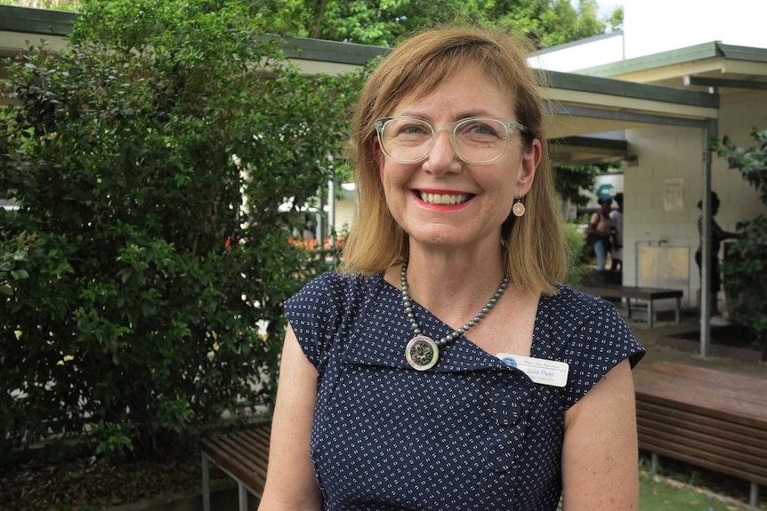 Acting principal Julie Peel at Milpera State High School at Chelmer in Brisbane