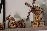 motorbike and windmill models