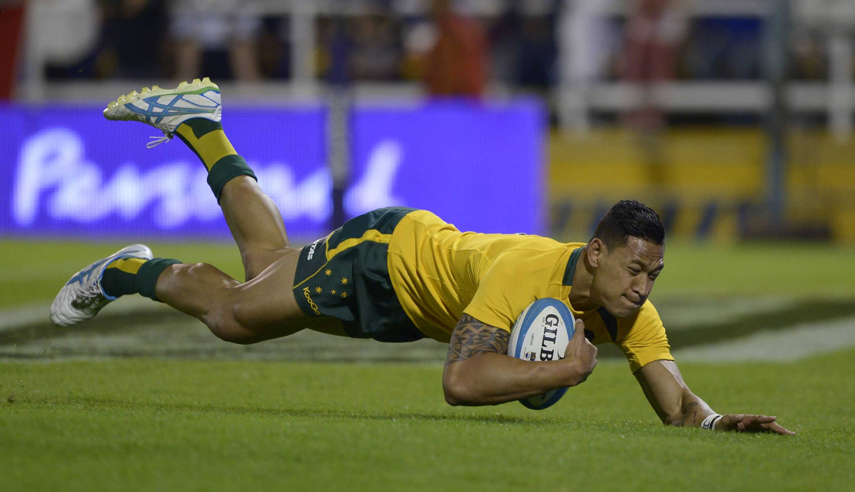 Israel Folau Collects Hat-trick As Wallabies Score Seven Tries In 54-17 ...