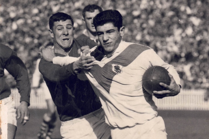 Johnny King playing for St George