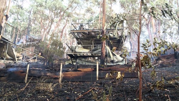 A home lost in Wye River