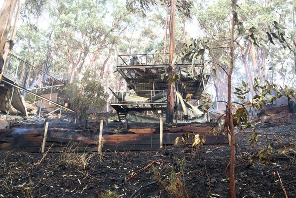 Homes lost in Wye River