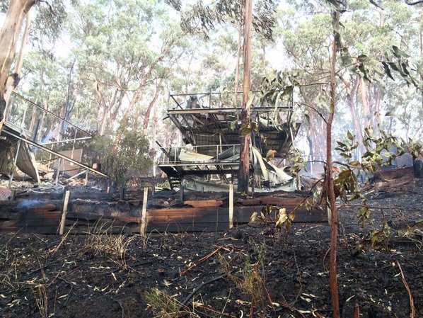 Homes lost in Wye River