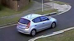 CCTV still of a car wanted in connection with a fatal shooting in Sydney
