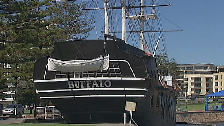 HMS Buffalo replica at Glenelg