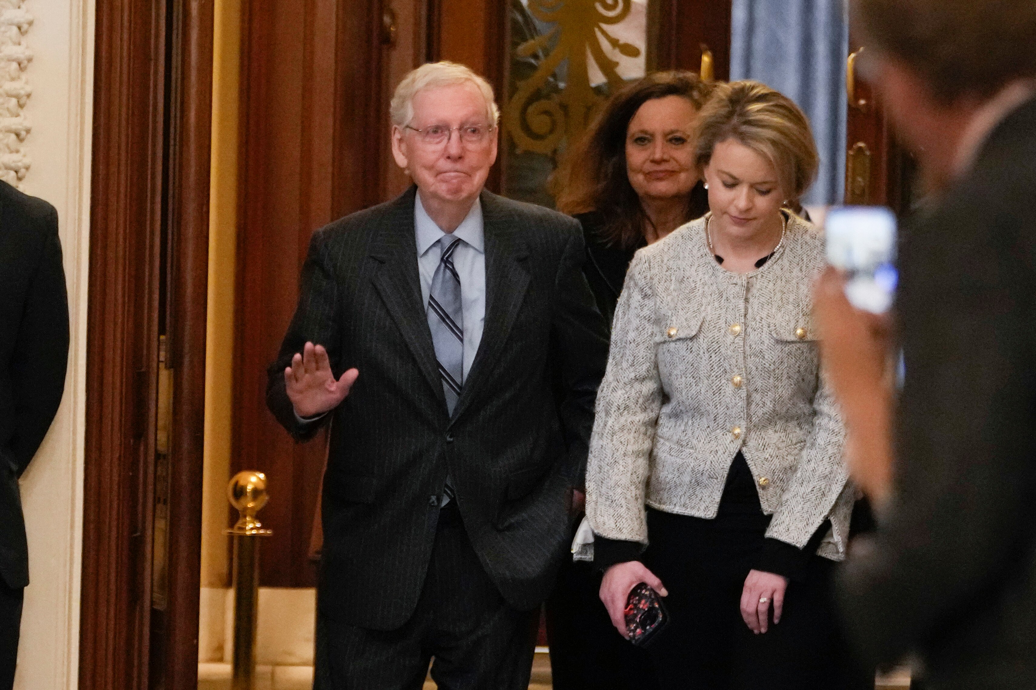 US Senate Republican leader Mitch McConnell stepping down after nearly