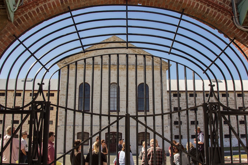 Fremantle prison courtyard.