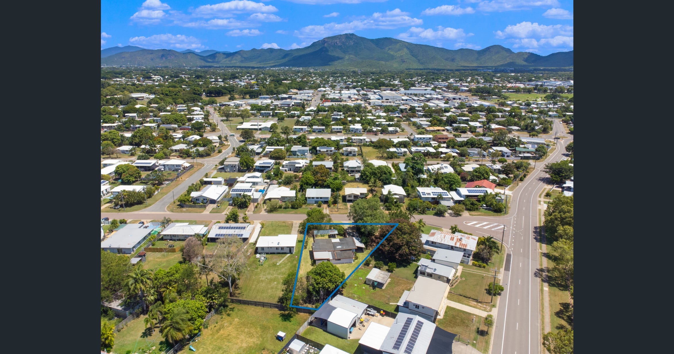 real estate ad birds eye view