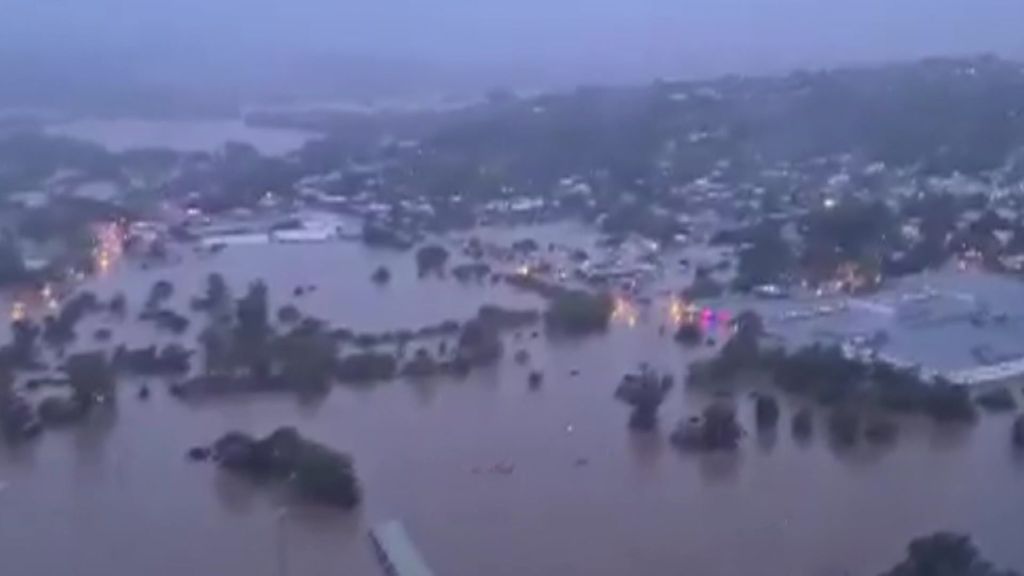 Aerial Footage Shows Floods Devastation In Lismore - ABC News