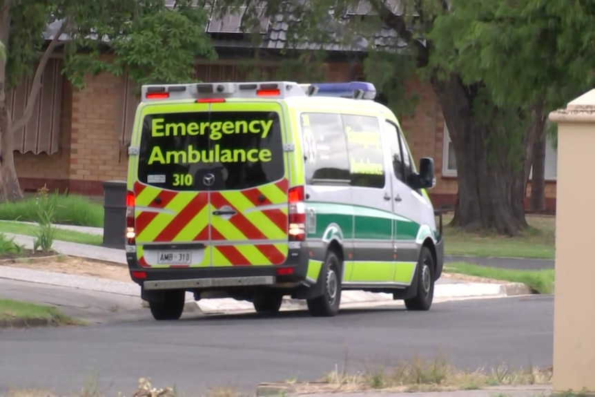 Ambulance at Newton shooting