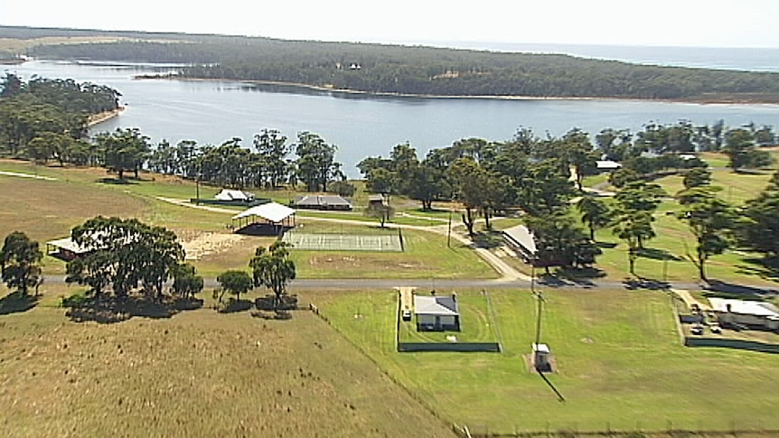 Lake Tyers from the air