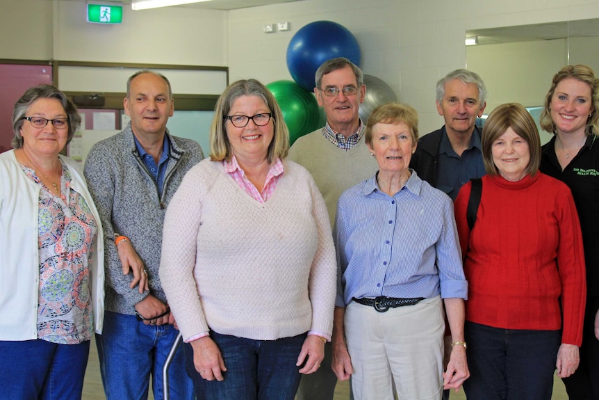 The Parkinson's dance class participants