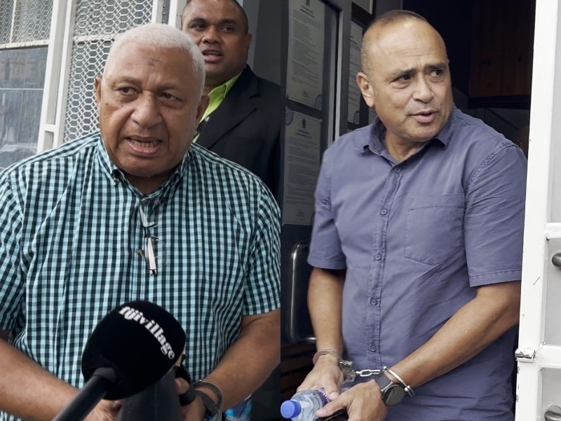 Former Fiji PM and police chief charged with inciting mutiny