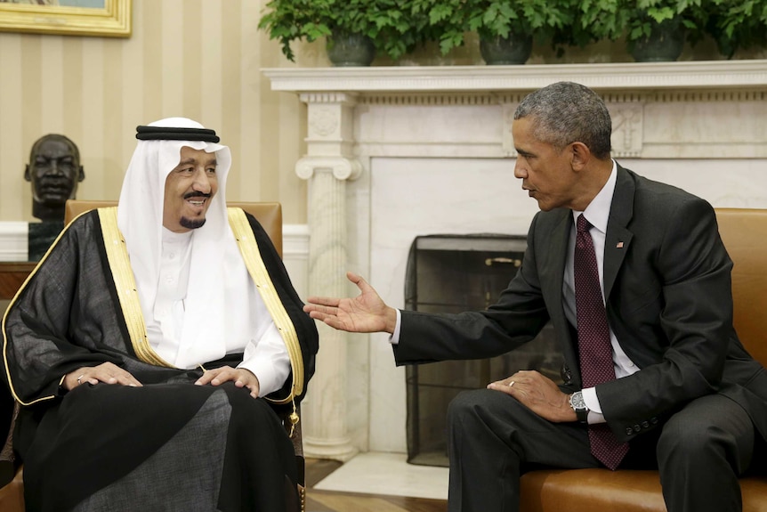 Saudi Arabia has close links to the West, especially the United States.