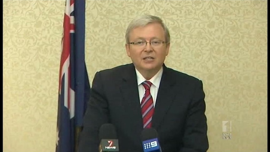 Rudd says he no longer had Gillard's support