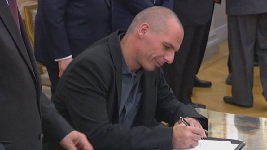 Yanis Varoufakis is Greece's new finance minister and a former economics lecturer at Sydney University