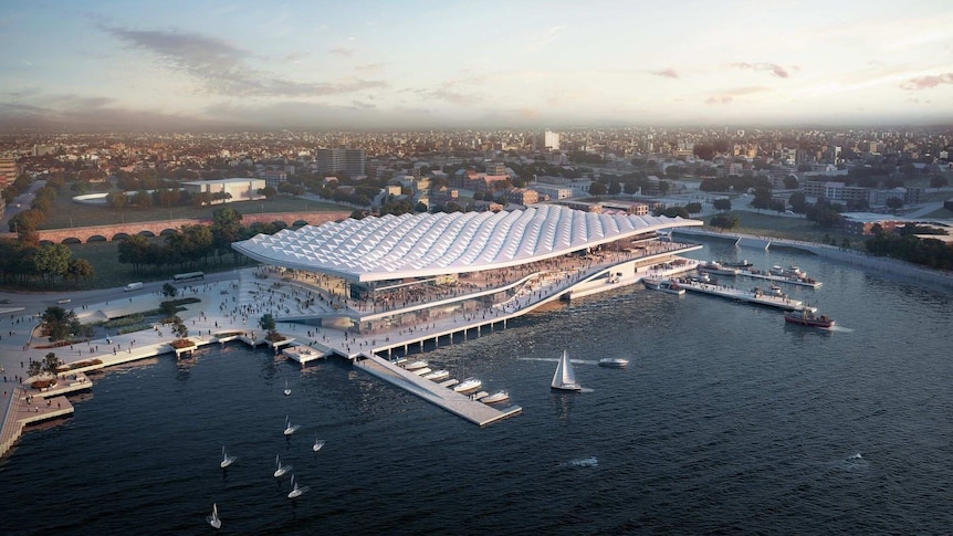 An artist's impression of the new fish market