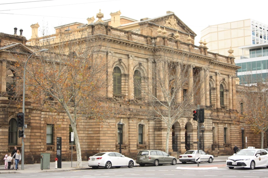 The outside of the South Australian Supreme Court in Adelaide.