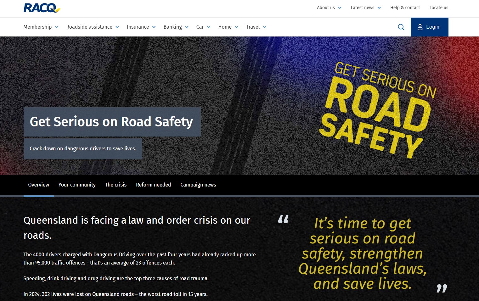 screenshot of a website