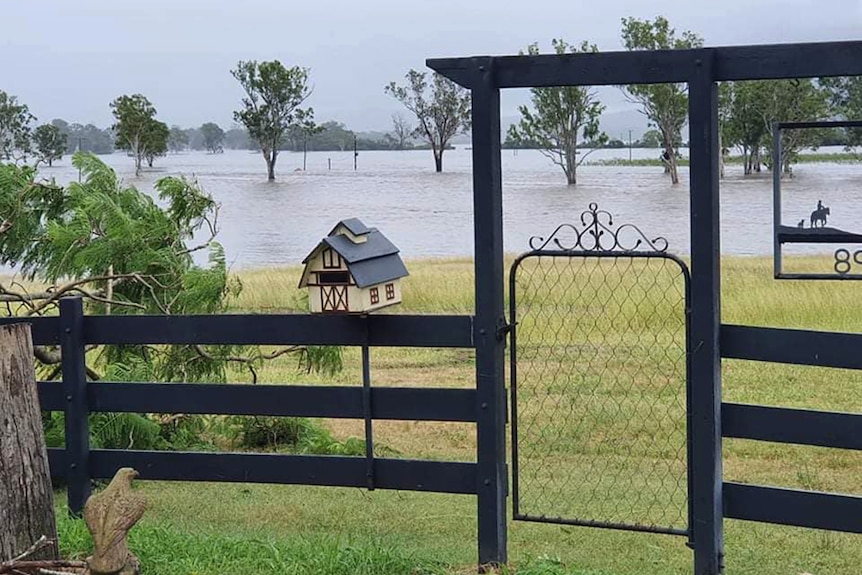 Flooding rain