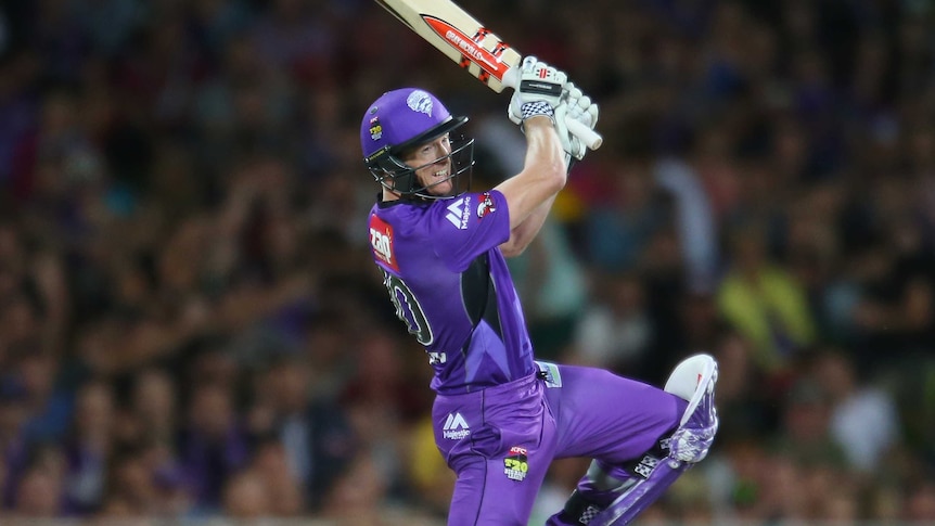 George Bailey hits out for the Hobart Hurricanes