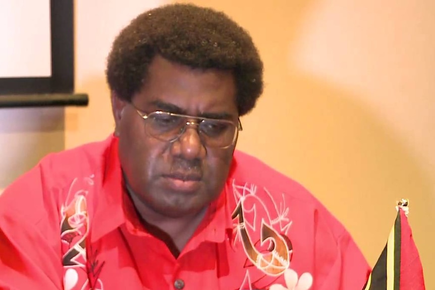 Vanuatu speaker of parliament Marcellino Pipite