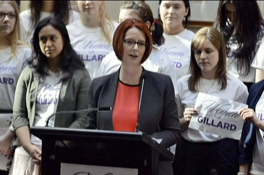 Gillard fires another shot in misogyny debate