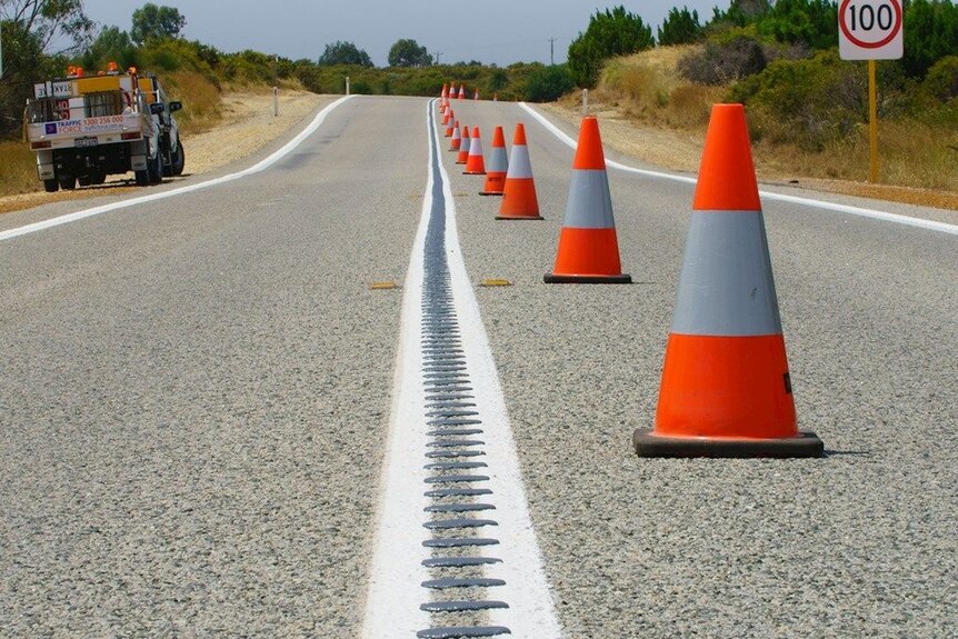 Audible lines have been installed on many regional WA highways. 