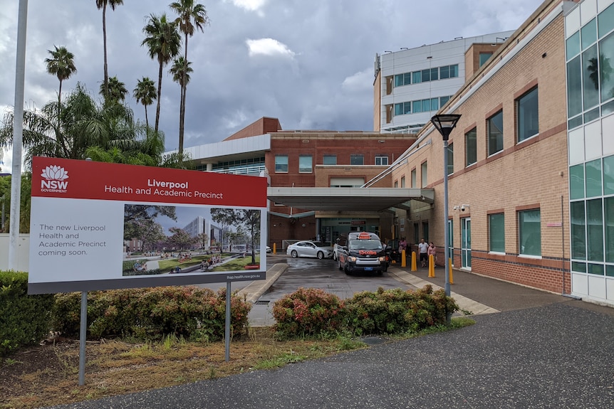 A building with a sign that reads Liverpool Hospital