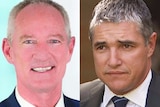 Composite image of One Nation state leader Steve Dickson (L) and Katter's Australian Party state leader Rob Katter