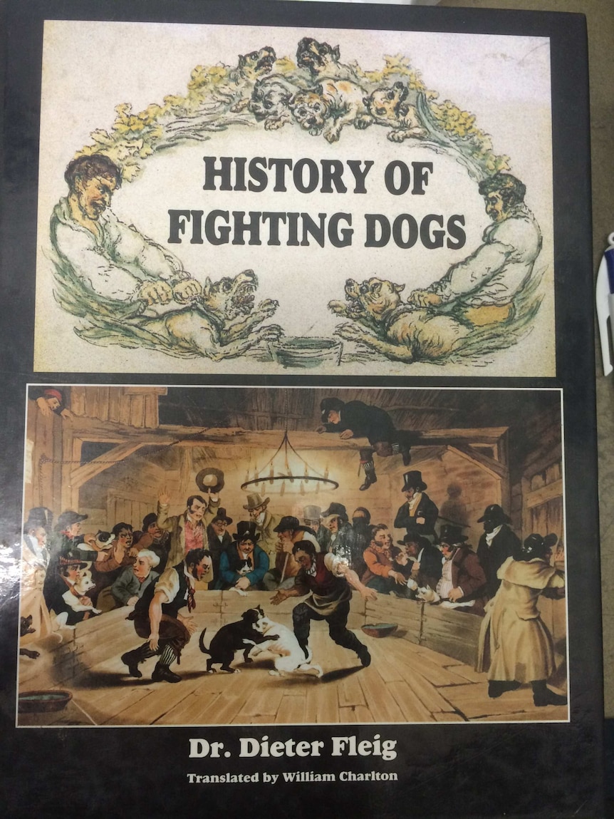 The book 'History of Fighting Dogs'