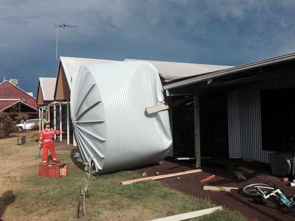 Storms cause building damage, minor flooding in north-western Victoria ...
