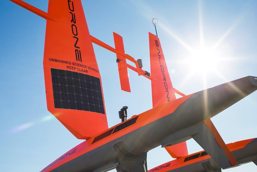 Close up of the new CSIRO sailing robots