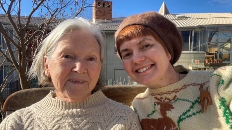 Rebecca Scullor and her mother Charlotte