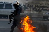 Bahrain police station attacked with petrol bombs