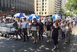 SA police march