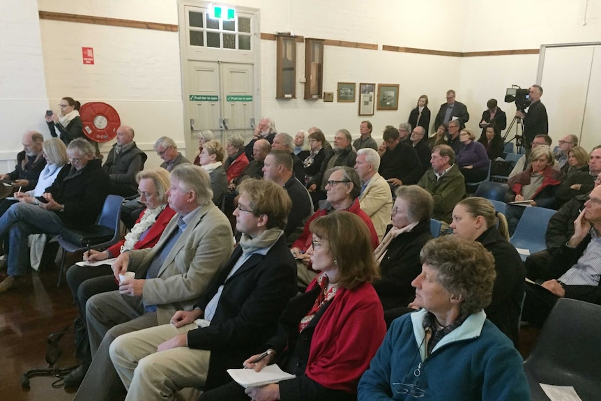 Locals expressed their concern about the proposed Hume Coal mine at Berrima.