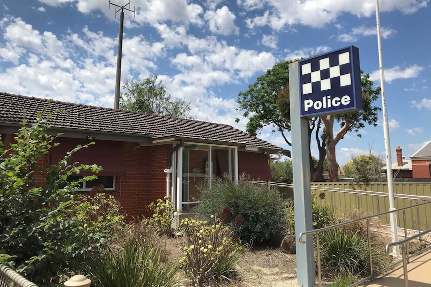 Rochester Police station in the rural farming town.