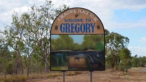 The entry to Gregory in north-west Queensland