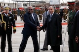 Mustafa Abdel Jalil meets Sudanese president Omar al-Bashir
