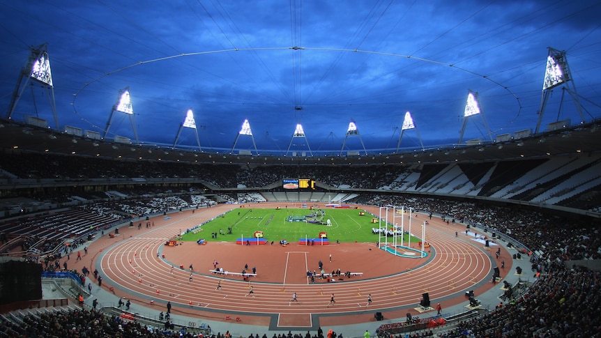 First event at London's Olympic stadium