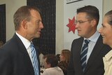 Tony Abbott has attended two invitation-only fundraising events to support the Canberra Liberals.