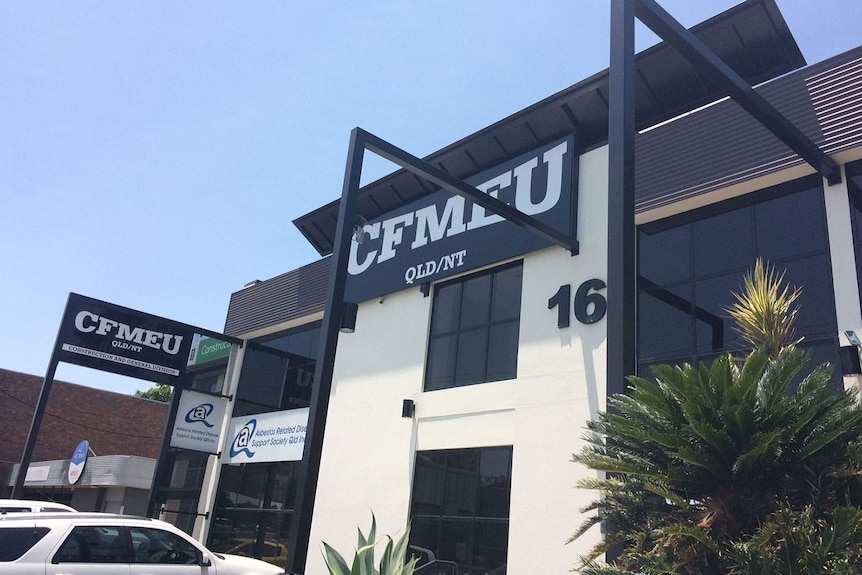 CFMEU office at Bowen Hills on Brisbane's northside