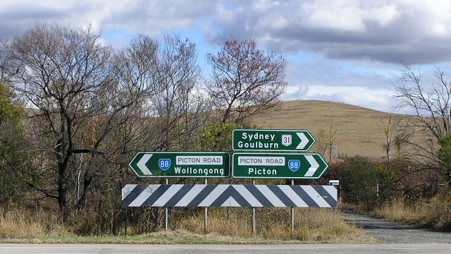 Picton Road sign
