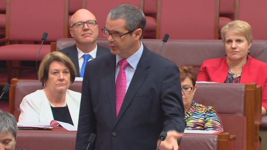 Labor's Stephen Conroy accuses Peter Cosgrove of political stunt