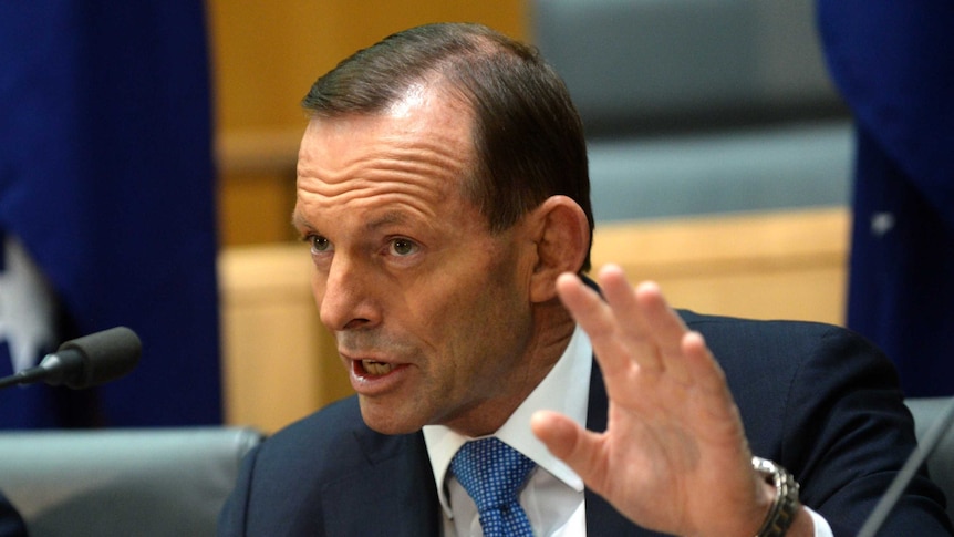 Tony Abbott at COAG in Canberra