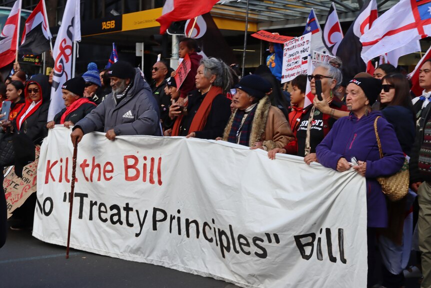 A banner reads 'kill the bill' 