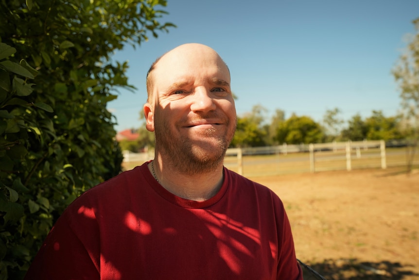 A portrait of a 31-year-old man in outback Queensland