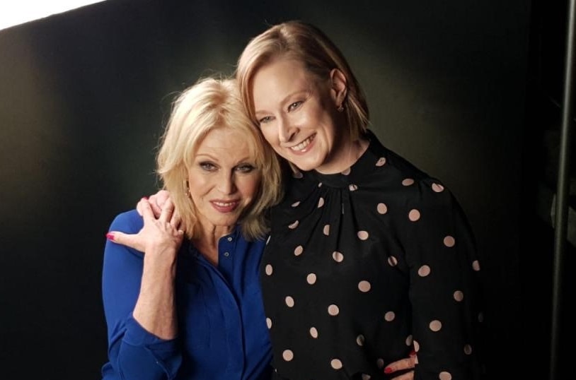 Joanna Lumley and Leigh Sales