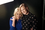 Joanna Lumley and Leigh Sales